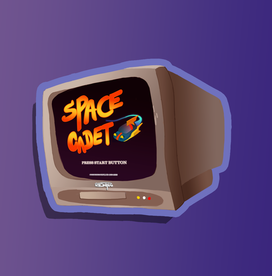 Retro TV Sticker